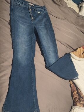 Women’s Blue Flared Jeans